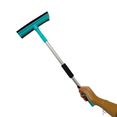 Imagem de Rodo Multiuso Limpa Chão Vidro Microfibra Com Cabo Retrátil - Wellmix