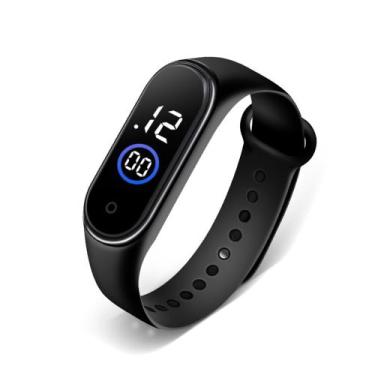 Imagem de Relógio Digital Sport Led Masculino Feminino Adulto Infantil Preto - M