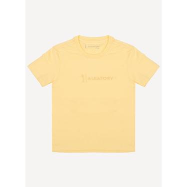 Imagem de Camiseta Aleatory Infantil Logo Bordado Amarelo-Masculino