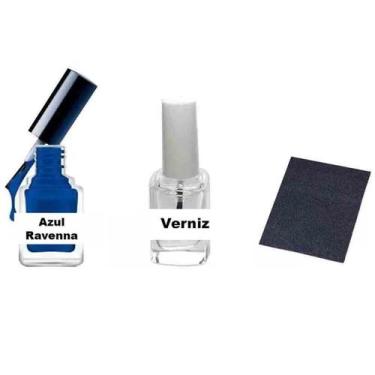 Imagem de Tinta Retoque Tira Risco Carro Volkswagen - Azul Ravenna - Jhow Adesiv