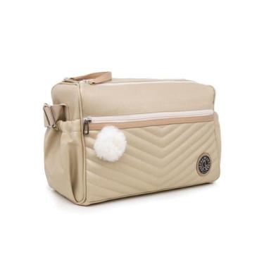 Imagem de Frasqueira Maternidade Lequiqui Columbia Extra - Bege