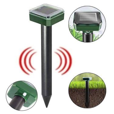 Imagem de Repelente Solar Ultrassonico Pragas Roedores Cobra Rato Jardim Quintal Externo