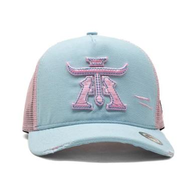 Imagem de Boné Trucker Telinha Atrevidu's Country Rasgadinho Exclusivo, Rosa beb
