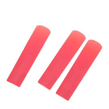 Imagem de Acouto 3PCS Soprano Saxofone Reed Conjunto - Acessório Premium para Som Claro e Substituto Fácil (Vermelho)