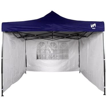 Imagem de Gazebo Tendas Wild 3x3 Articulado Em Aço 3 Paredes De Lona