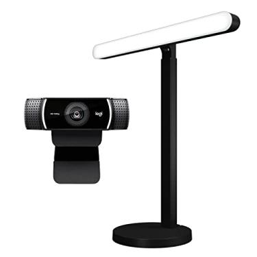 Imagem de Kit Webcam Logitech C922 Full HD + Litra Beam LED Streaming Profissional