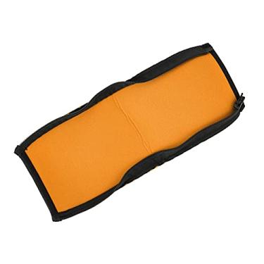 Imagem de Yunseity Peças de Reposição de Feixe de Cabeça de Fone de Ouvido, Melhorar o Conforto e Prevenir o Solo Capilar, Couro Artificial + Tampa da Cabeça da Cabeça de Substituição de Espuma (Laranja)