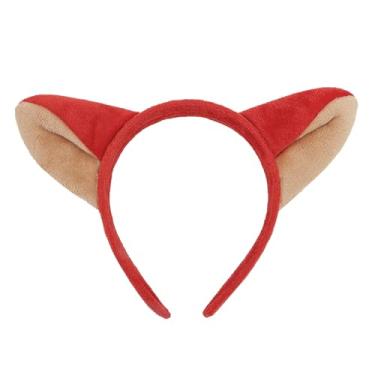 Imagem de Uintoon Fox Ears Headband Cute Plush Animal Ears Headband for Women Girls Boys Men Fox Costume Adult Headwear for Halloween Cosplay Christmas Fancy Dress Party Favors Animal Cosplay Costume Headwear
