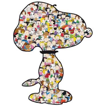 Imagem de RoseArt - Peanuts Charlie Brown - Quebra-cabeça com o maior formato do mundo, 1600 peças - Snoopy