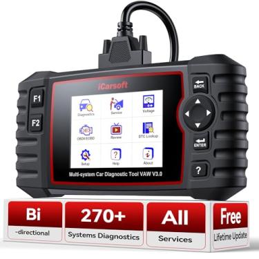 Imagem de iCarsoft Vaws V3.0 2025 Ferramenta De Digitalização Bidirecional Para Vw, Audi, Bentley, Bugatti, Seat, Man Ld, Skoda E Etc., 42 Serviços Especiais, Sistemas Completos, Scanner Diagnóstico Obd2, Cod