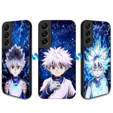 Imagem de Capa 3D Anime Motion para Galaxy S, capa de 6,1 polegadas, à prova de choque, macia, antiarranhões, mangá legal, intercambiável, compatível com SamGalaxy S (H06, Samsung Galaxy S24 Ultra)