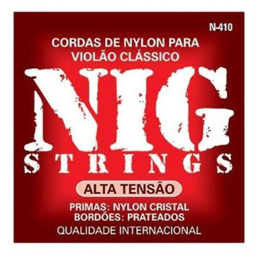 Imagem de NIG - Cordas Para Violão Nylon Alta Tensão N410