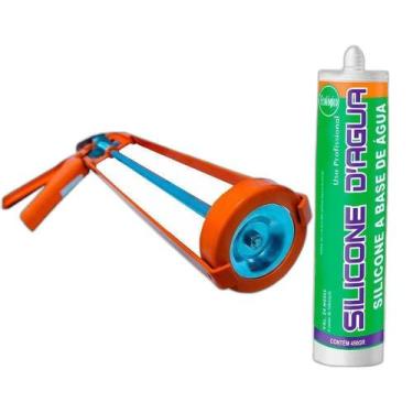 Imagem de Selante Acrílico Preto Preenche Fissura Trinca C/Aplicador - Sbrix