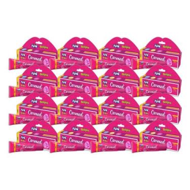 Imagem de Kit 16x Hidratante Labial Carmed Fini Beijos Cor Rosa 10g - CIMED