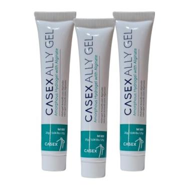 Imagem de Pomada Ally Gel Hidrogel Casex 25g | 3 Unidades – Tratamento de Feridas, Úlceras, Cortes, Abrasões e Queimaduras