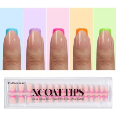 Imagem de Pressione as unhas bartboxnails XCOATTIPS French Gel Nails - btartboxn