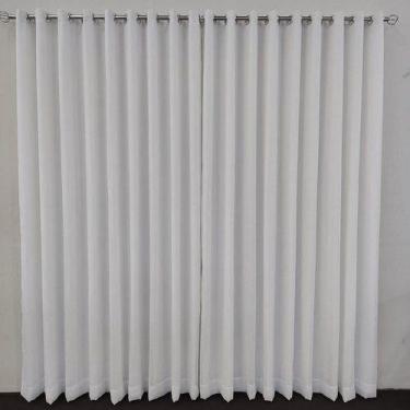 Imagem de cortina  grande voil linho forro microfibra sala porta janela 6,00x2,6
