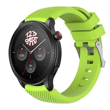 Imagem de Pulseira de Silicone marca 123smart compativel com GTR4 GTR 4 A2166 / GTR3 A1971 / GTR 3 Pro A2040 / GTR 2 A1952 / GTR 2e A2023 / Stratos 2 / Stratos 3