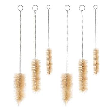 Imagem de MAGICLULU Escova de limpeza de laboratório, escova de limpeza de tubos, escova de limpeza de tubos, tubos de ensaio, escova de limpeza, tubo de arame, escova de tubo de ensaio, escova de tubo de aço