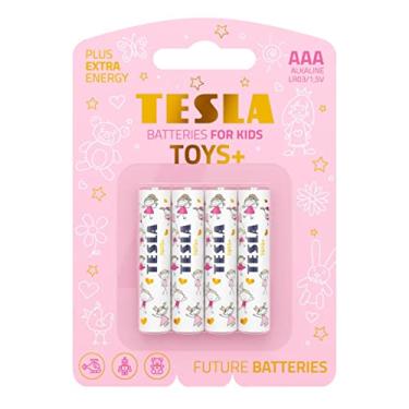 Imagem de Tesla Pilhas alcalinas AAA Toys+ Girl 4 Pack
