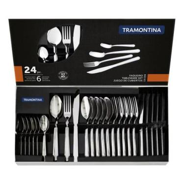 Imagem de Faqueiro tramontina buzios 24pcs inox