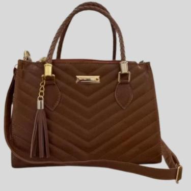 Imagem de Bolsa Media Tóquio Feminina Linda Bolsa Com Duas Alças de Mão e de Omb