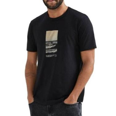 Imagem de Camiseta Masculina Hering MC Regular Preta - 4F8715WEN-Masculino