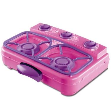 Imagem de Brinquedo Mini Brink Fogão Cozinha Infantil Crianças Meninas Forninho 