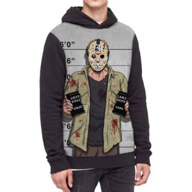 Imagem de Moletom Com Capuz Jason Ref:29 - smoke, Preto, PP