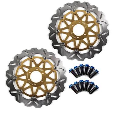 Imagem de Discos de freio dianteiros Arashi Rotores com parafusos de montagem para Yamaha TZR250 89-92, YZF750R 93-97, YZF750SP 93-97, FZR750R 89-92, FZR1000 EXUP 90-95, FZR1000 GENESIS 89-92, FZR1000 EXUP 90