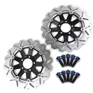 Imagem de Discos de freio dianteiro Arashi Rotores com parafusos de montagem para Kawasaki GPZ900R 90-03, GTR 1000 94-06, Z1000 03-06, ZG1000 Concours 1000 94-05, GPZ (ZX1100) E1 1100 95--98, Ninja ZXG. 12R 04