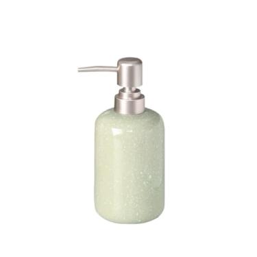 Imagem de Dispensador de sabão Dispensador de sabonete líquido 400 ml com bomba cerâmica para dispensar e xampu(Green)