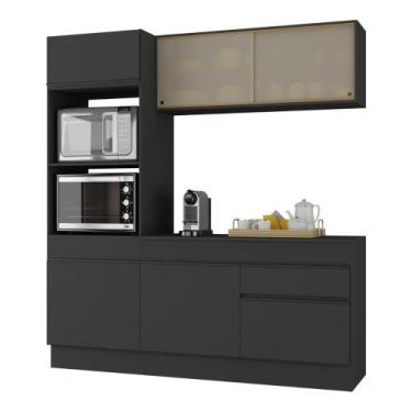 Imagem de Armário De Cozinha Compacta 3 Peças Com Rodapé Mp2178 Made Multimóveis