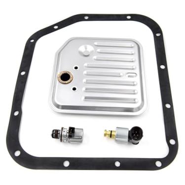 Imagem de Sensor de pressão de transmissão e solenoide de pressão do regulador e filtro de transmissão e gás do cárter de óleo 52118789 4617210 56041403AA para Dodge 1500 2500 3500 J-eep 42RE 44RE 46RE 47RE48RE