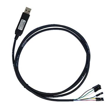 Imagem de Luzhengyang Inrial Conversor de cabo serial USB para TTL com chipset CH340, taxa de transmissão de 2 Mbps, nível de 3,3 V, comprimento do fio de 1,5 m, para caixa de satélite, roteador, telefone