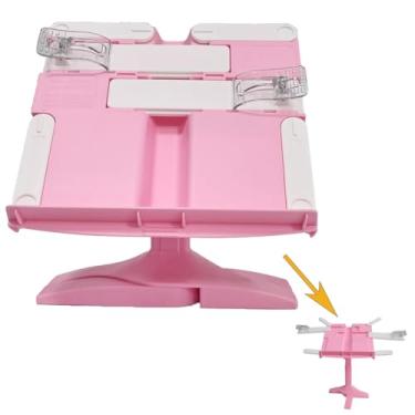 Imagem de Suporte de laptop ajustável para mesa, suporte de livros infantis, base grossa, suporte dobrável para laptop, livro portátil, iPad, computadores, notebooks, partituras musicais, compatível com