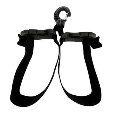 Imagem de IEUDNS Suporte de Alça para Nadadeiras de Mergulho, Acessório de Reposição Leve, Fivelas para Nadadeiras de Mergulho para Homens E Mulheres, Preto