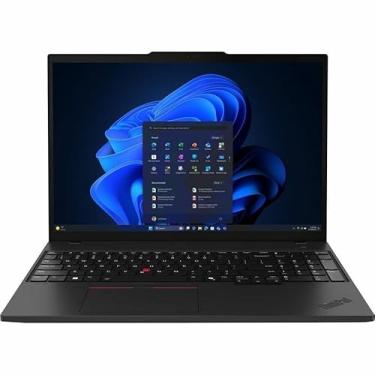 Imagem de Lenovo Notebook ThinkPad T16 Gen 4 21QE007TUS com tela sensível ao toque de 16 polegadas - WUXGA - Intel Core Ultra 7 265U - Tecnologia vPro - 32 GB - SSD de 1 TB - Teclado inglês - Preto