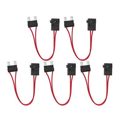 Imagem de Mini Suporte de Fusível para Carro, Extensão de Fio Resistente 20a 16awg para Veículo Atm Com 5 Fusíveis (ACL L 29,2mm)