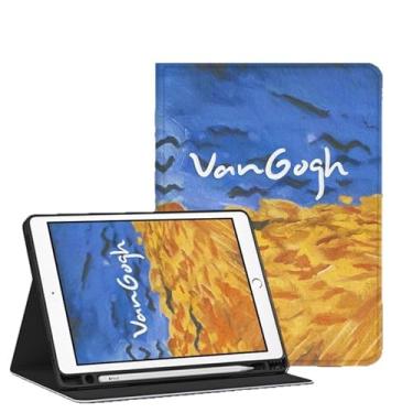 Imagem de Yzlvigrous 8.3 Polegadas Capa para iPad Mini 7 Gen 2024/iPad Mini 6 Gen 2021, Capa Fina de Suporte de PU com Despertar/sono Automático, Visualização em Vários Ângulos
