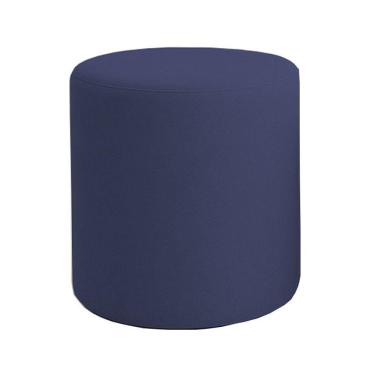Imagem de Puff Beca Cilindro Boucle Live - 7 Decor Azul Marinho