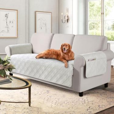 Imagem de Capa de sofá impermeável para animais de estimação da TAOCOCO com supo