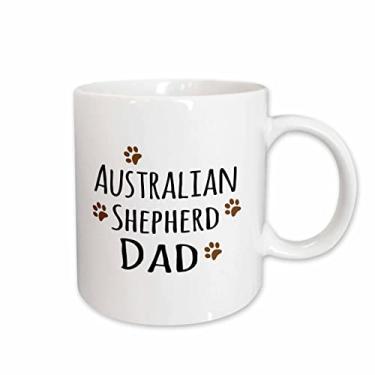Imagem de 3dRose Caneca de cão pastor australiano, 425 g, cerâmica