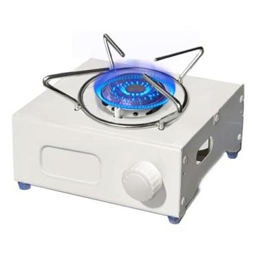 Imagem de Fogão A Gás De Pequeno Porte - Fogão A Gás Portátil Para Cozinha - Queimador de Churrasco para Uso Externo - para uso em Campismo, Mochilagem, Cozinha, Pátio, Bancada, Praia, Autocaravana, Piquenique