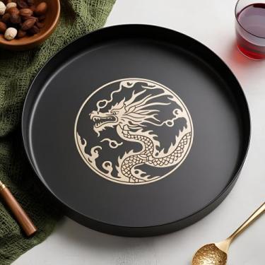 Imagem de Bandeja Porta Treco Organizador de Chaves Redonda de Mesa Escritório C