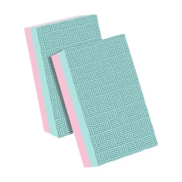 Imagem de UGPLM 2 peças de almofadas de queda para levantamento de peso, almofada silenciosa para levantamento terra, acessórios redutores de ruído, proteção, Verde Rosa 50x30x4cm