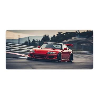 Imagem de Drift Car S2000 Tapete de mouse pad de mesa de carro antiderrapante grande material de escritório tapete de mesa de borracha à prova d'água para escritório, jogos, casa, 40 x 90 cm