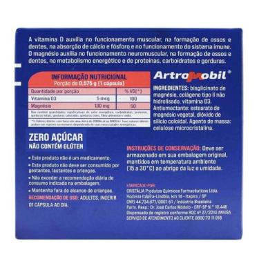 Imagem de Artromobil Colágeno Não Hidrolisado Tipo II 30 cápsulas - CRISTALIA