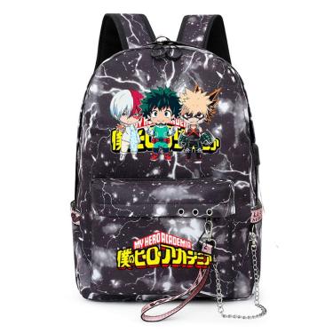 Imagem de Mochila Mys Heros Academias Kids School Nylon 480 g