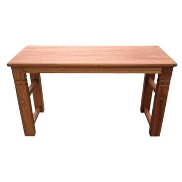 Imagem de Banco de madeira duas pessoas para hall de entrada jardim refeitório 70x25x42 banco de madeira Para Jardim, Hall de Entrada, Varanda e Refeitório, Design Rústico e Natural